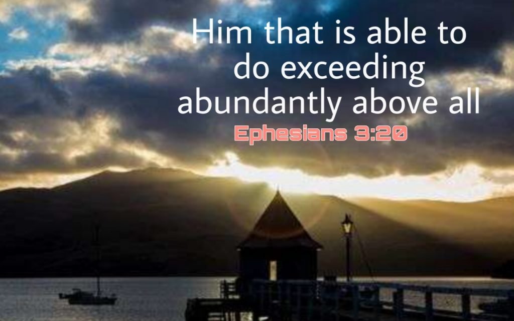 Ephesians 3:20 meaning and full explanation