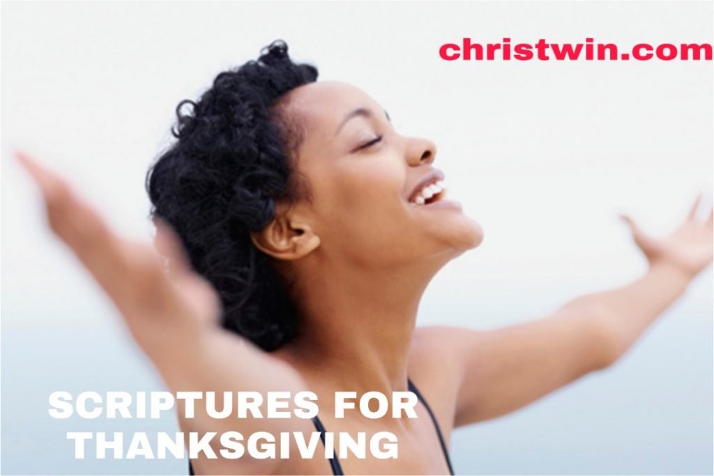 22 scriptures for thanksgiving