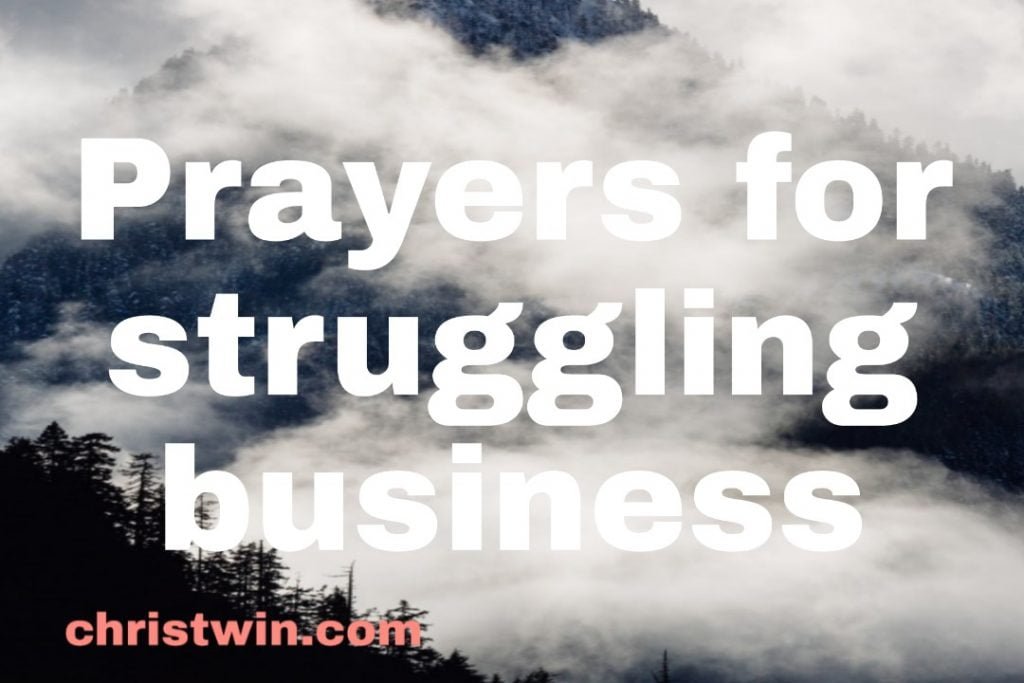 20 PRAYER POINTS FOR STRUGGLING BUSINESS