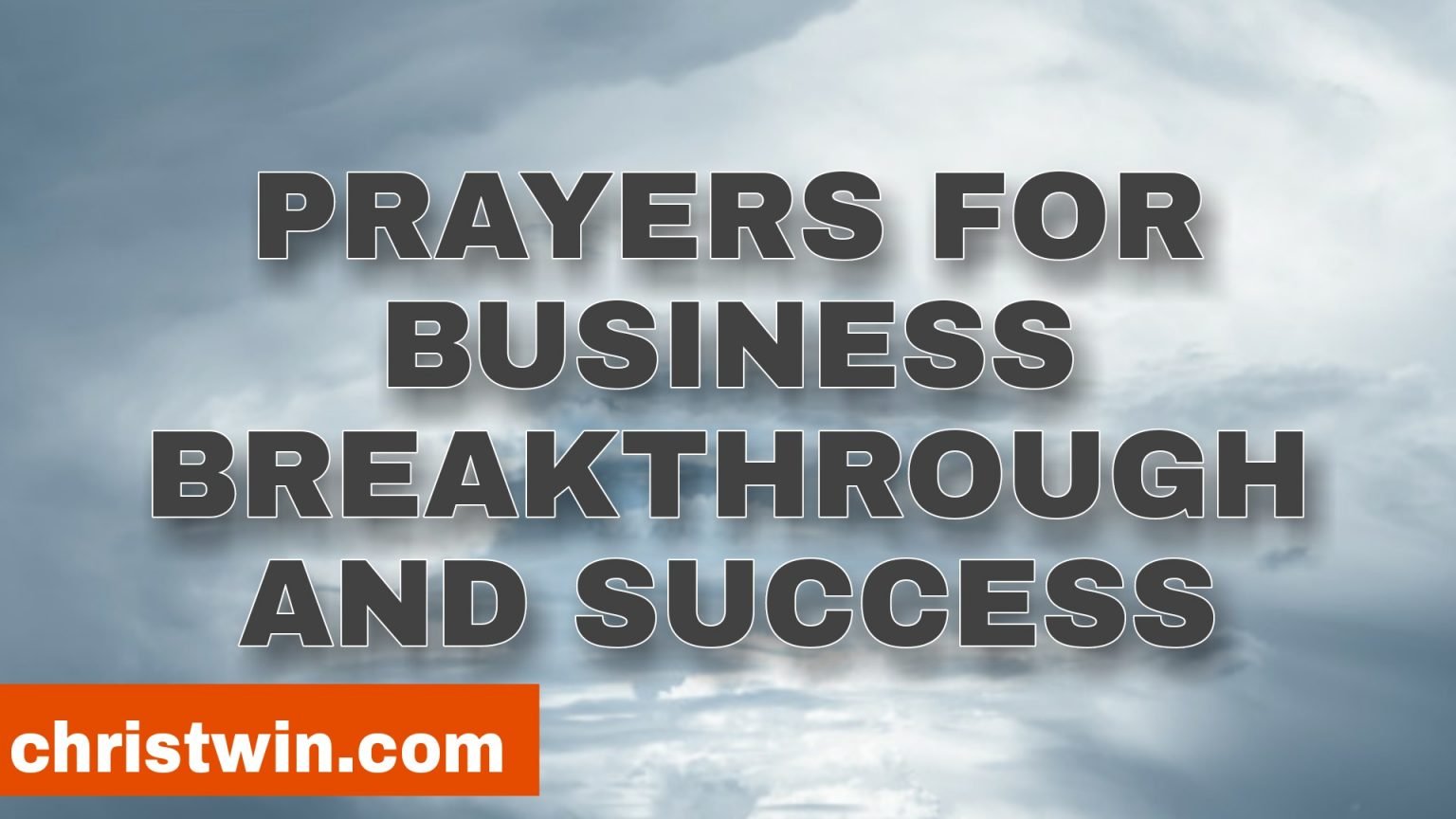 prayer for business breakthrough and success