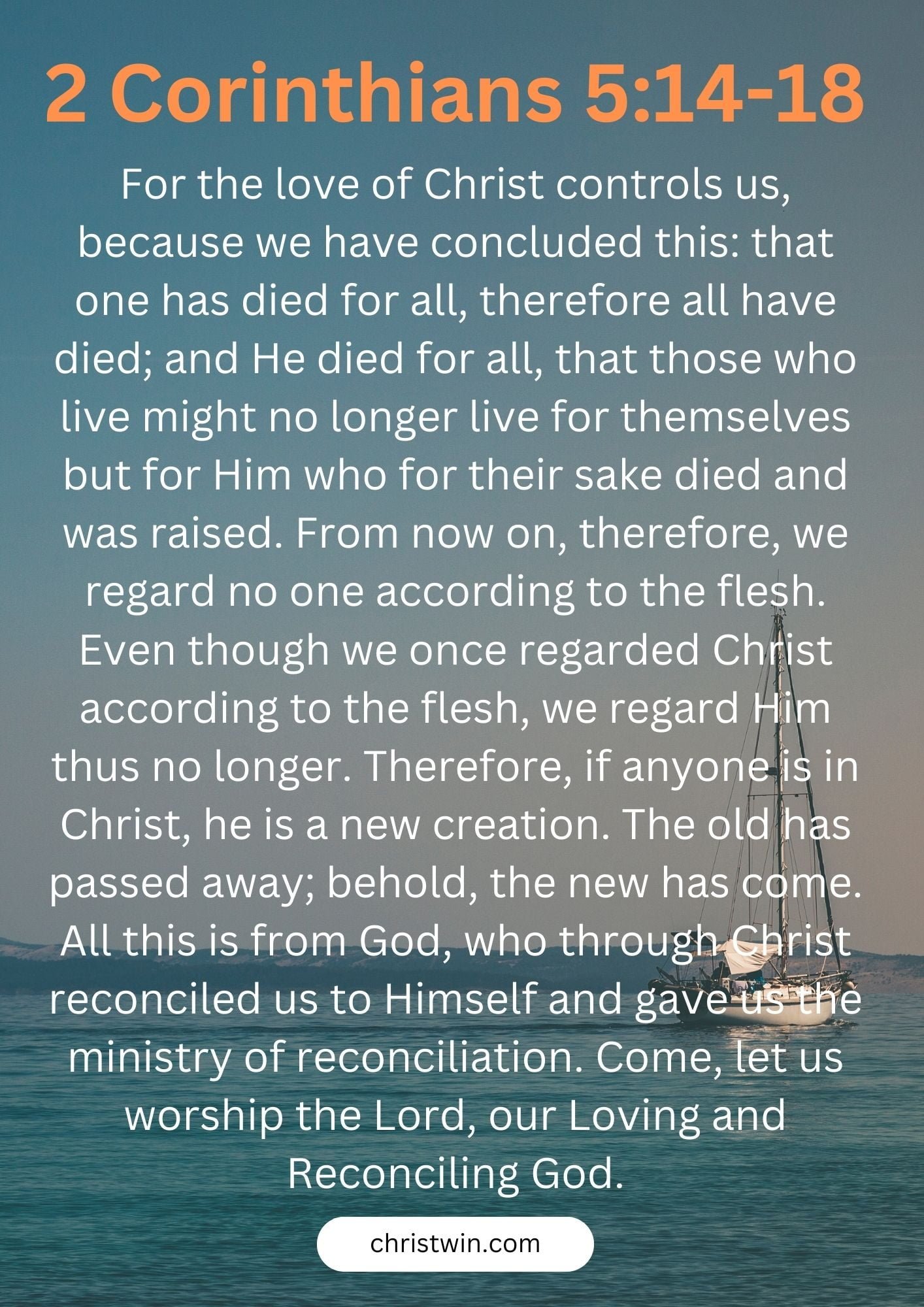 2 Corinthians 5:14-18