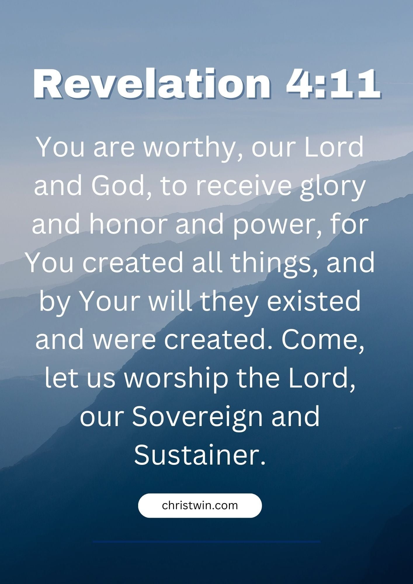 Revelation 4:11