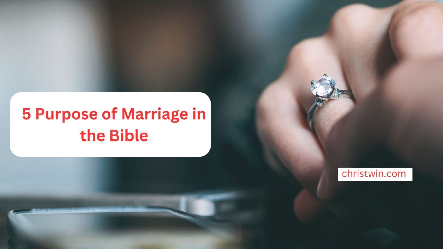 5 Purpose of Marriage in the Bible