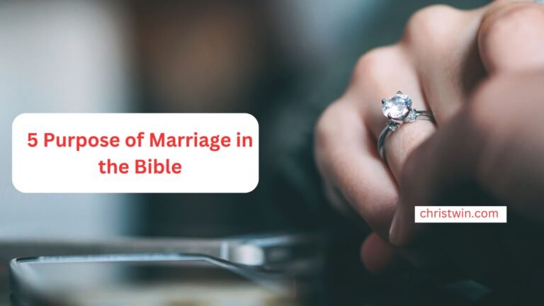 5 Purpose of Marriage in the Bible